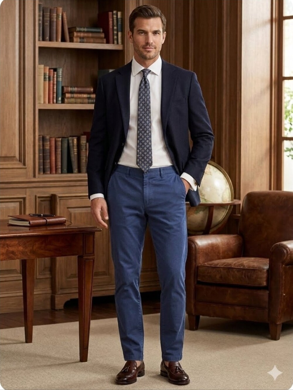 Calvin Klein Men's Skinny Jeans in Deep Navy